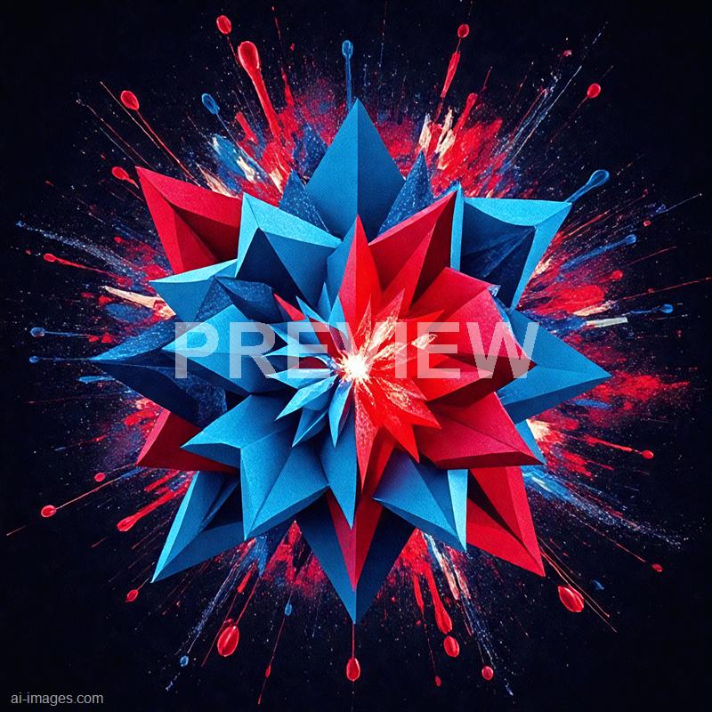 13416 - explosion-of-emotion-interlocking-3d-geometric-shapes_250705085728_00001